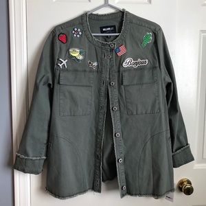 William Rast Utility Jacket with Pins & Patches